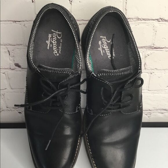 Penguin Oxford Shoes Mens 9 black Original by Munsingwear. - Picture 10 of 11